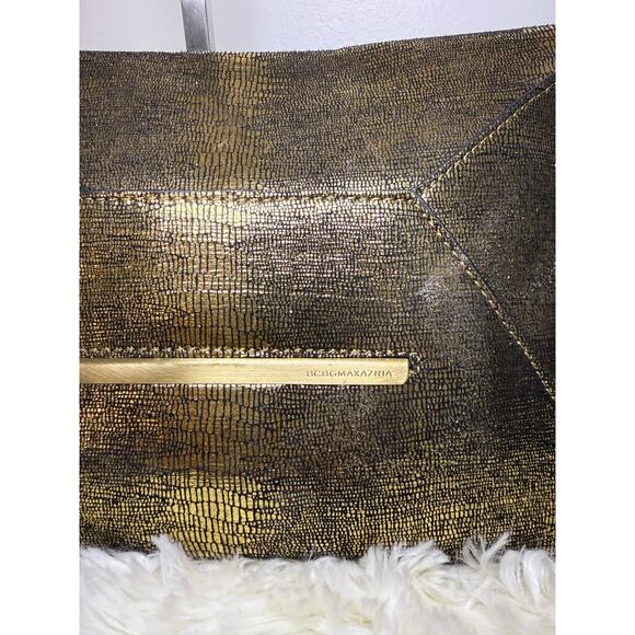 BCBG Gold Clutch - Picture 3 of 6